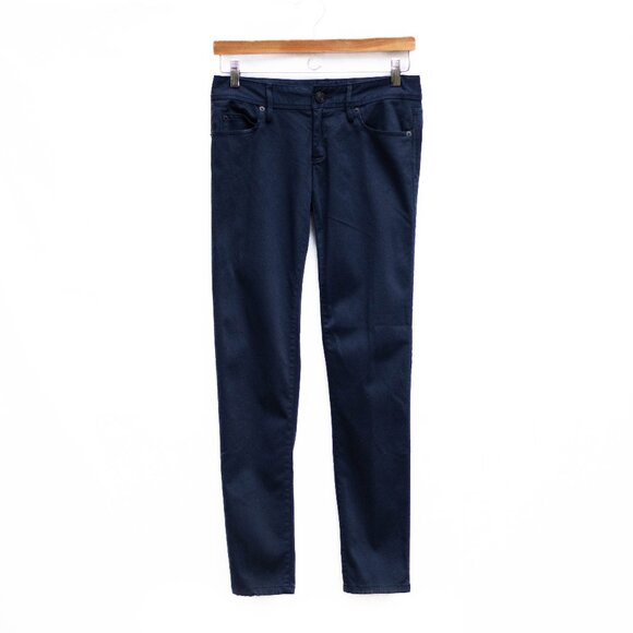 Lilly Pulitzer Pants - Lilly Pulitzer Pants 2 Worth Skinny Chino Blue Low Rise Stretch Preppy Slim Fit